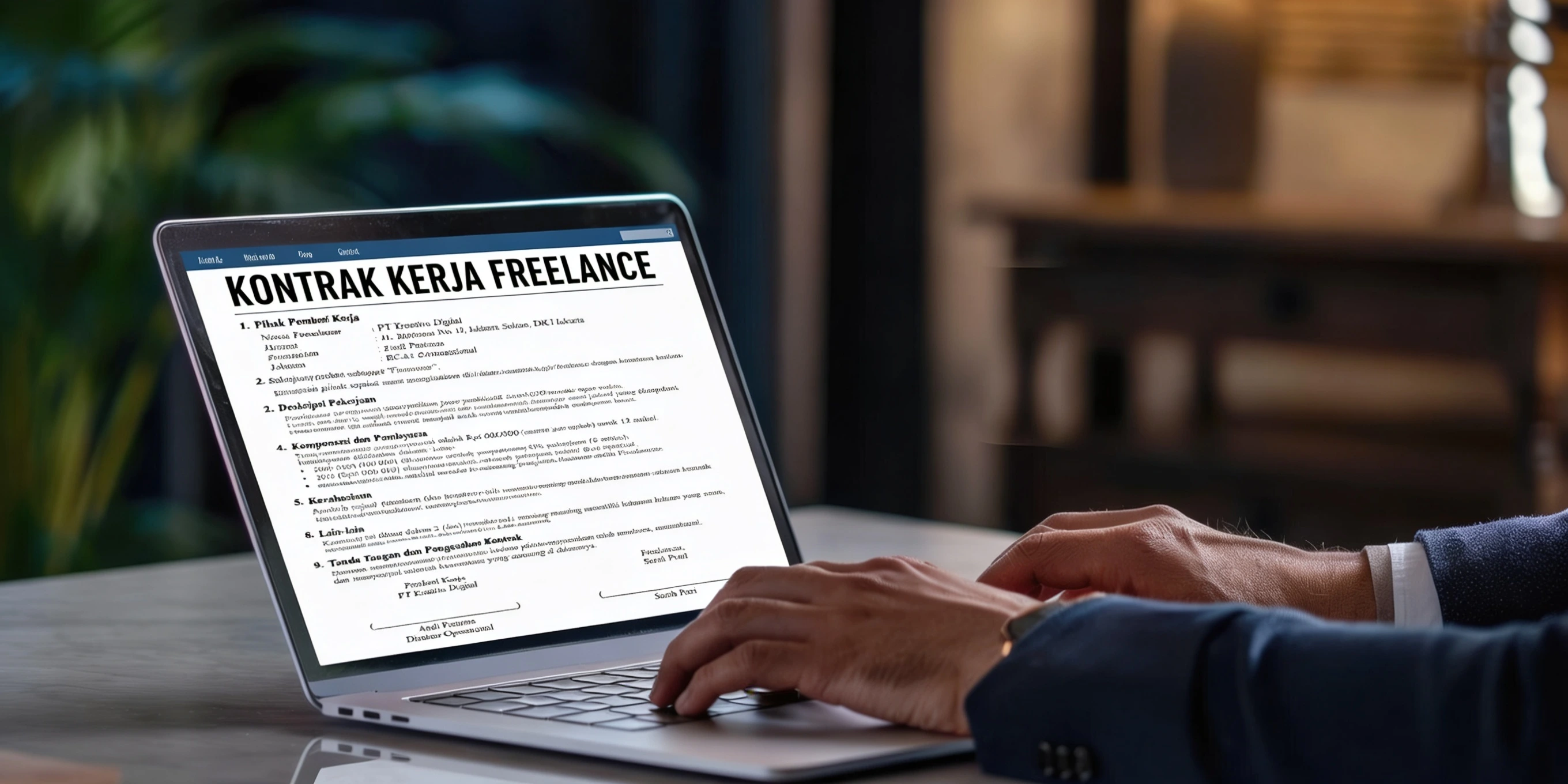 Kontrak Freelance: Komponen Penting dan Contohnya