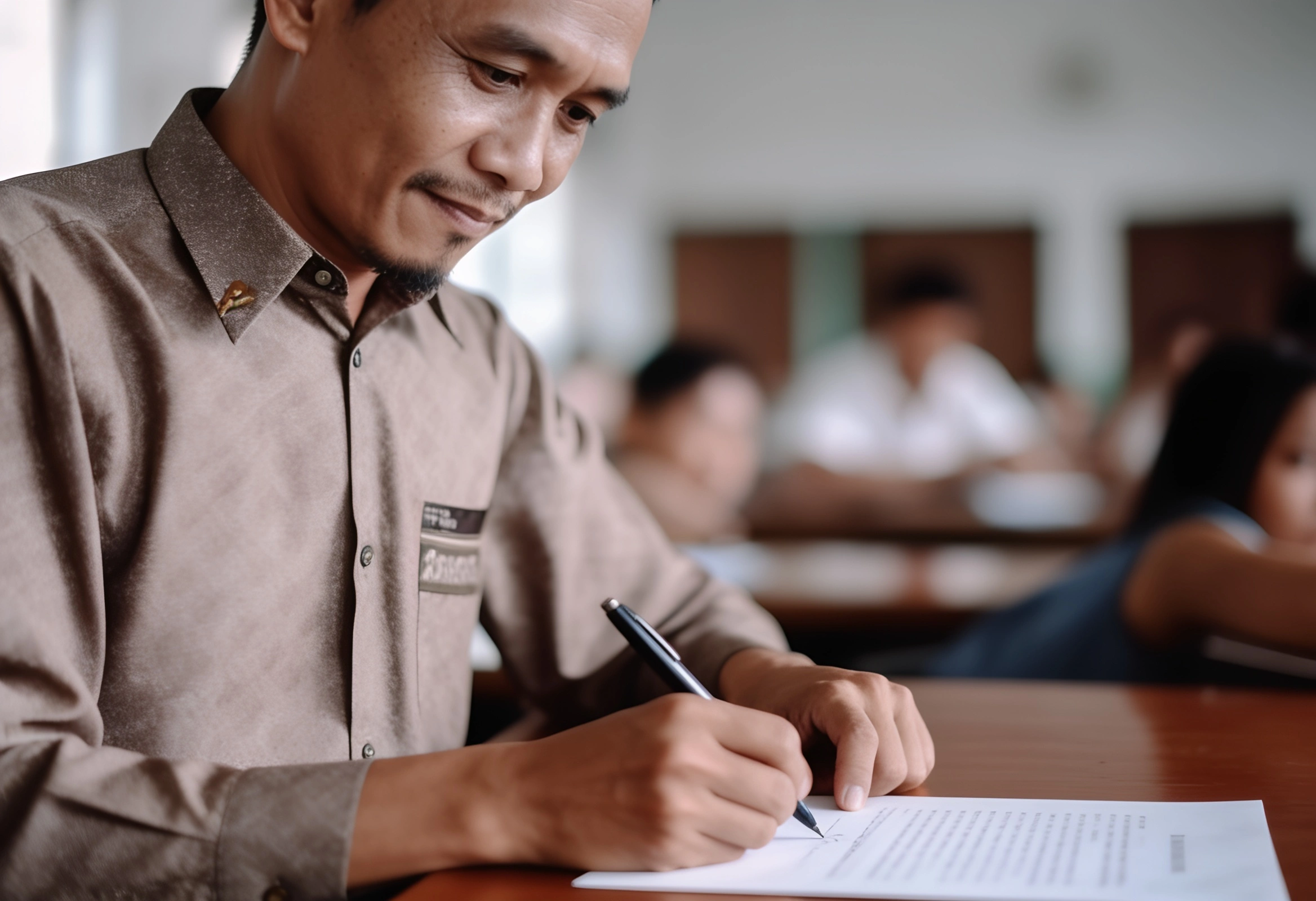 tanda tangan kepala sekolah
